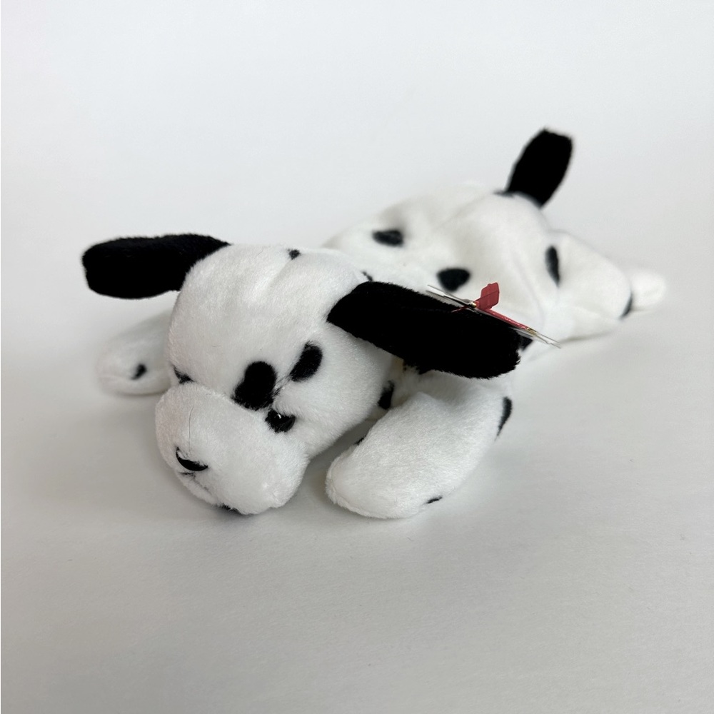 4/$25 - DOTTY Beanie Babies Toy Dalmatian Dog 1996